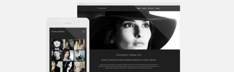 Responsive hjemmeside for Dorthe Jacobsen