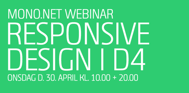 mono.net Webinar 30. april 2014